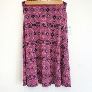 NWT Lularoe Azure Skirt Pink Medium NEW